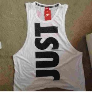 Nike Just do it muscle tee nwot